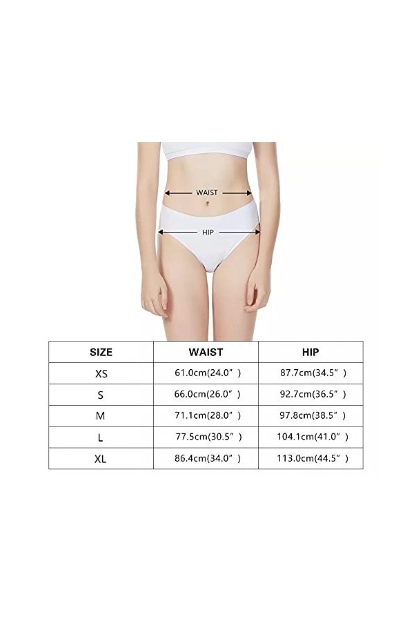 Cumagical Sous-vêtements sexy pour femme Motif animal rétro - - X-Large