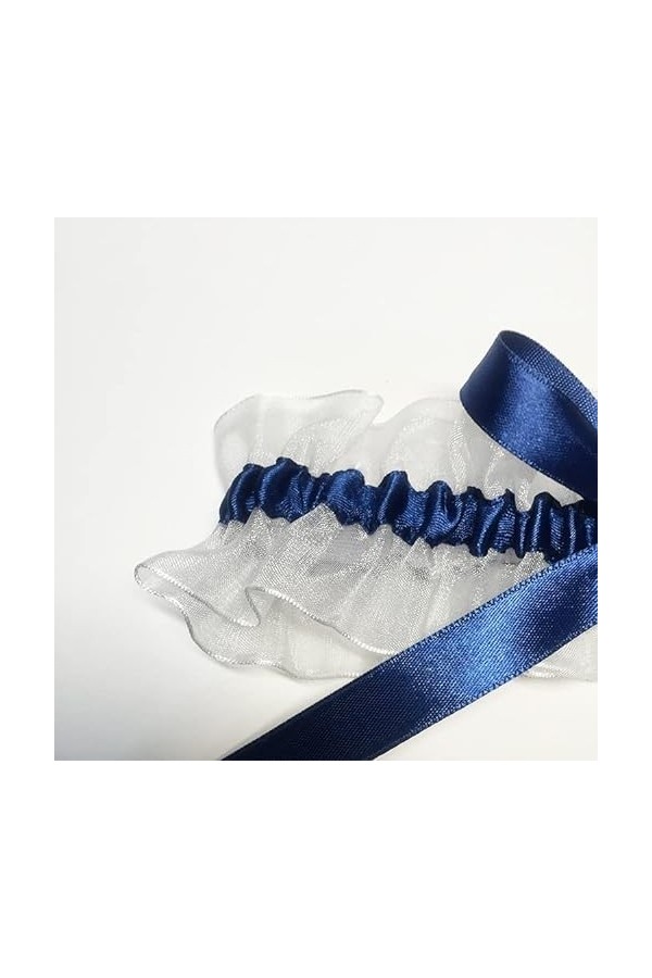 Jarretière de mariée Jarretière en Dentelle européenne et américaine Ruban Bow Lace Leg Ring Accessoires de Mariage de mariée