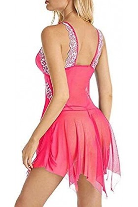 Costumes érotiques pour femmes FemmesChemises de nuit et chemises de nuit Grande taille Femmes Lingerie sexy Porno Fermeture 