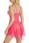 Costumes érotiques pour femmes FemmesChemises de nuit et chemises de nuit Grande taille Femmes Lingerie sexy Porno Fermeture 