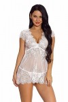 BAWHO Lingerie Sexy pour Femmes Voir à Travers Le Pyjama Transparent de Lingerie de Sexe de Dame