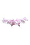 2 Pièces/Ensemble Femmes Mariage Mariée Ceinture Dentelle Bowknot sous-Vêtements Leg Lock up Set Jarretière Ceinture Dentelle