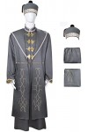 Foanja Dumbledore Déguisement Adulte Cosplay Magie École Directeur Aberforth Dumbledore Uniforme Manteau Veste et Chapeau Com