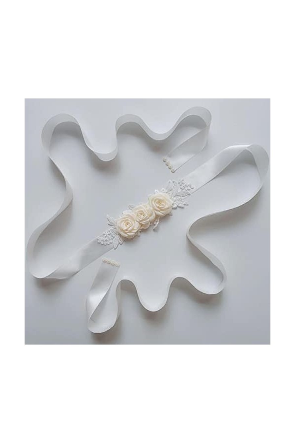 Sexy Femmes Filles Princesse Appliques Dentelle jarretière Jambe Anneau Robe Accessoires Fleur Ceinture Ceinture Mariage Cein