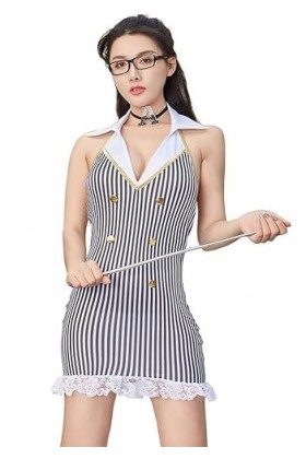 TAHALI Costumes pour Femmes Vêtements de Nuit pour Femmes Uniforme Sexy discothèque Sexy Lingerie Sexy 7306 S 7308 S 