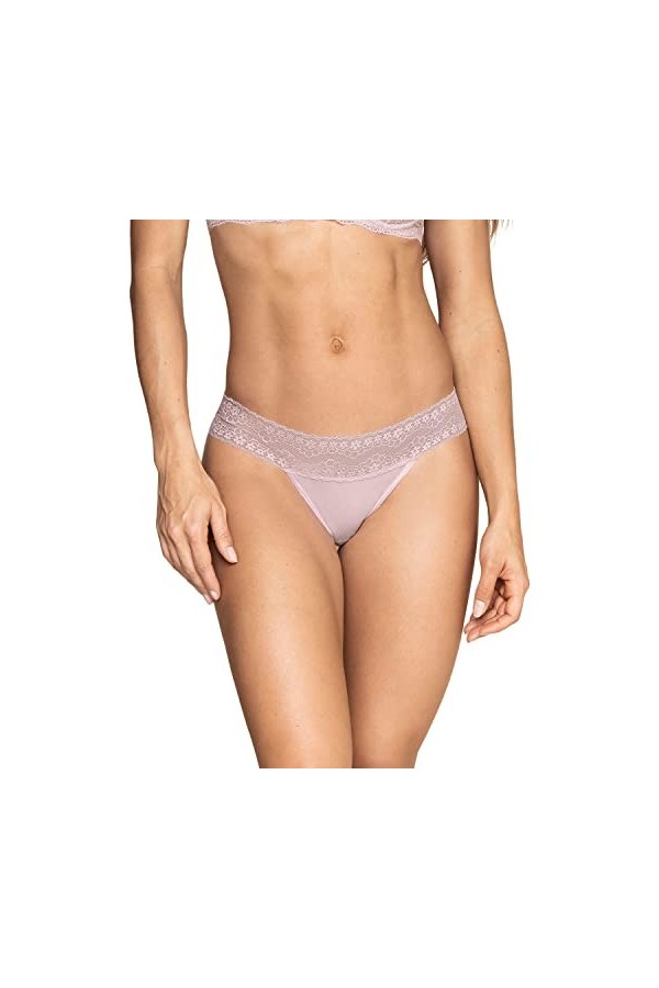 Leonisa String avec Taille en Dentelle Confortable