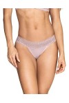 Leonisa String avec Taille en Dentelle Confortable