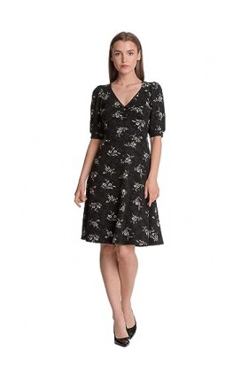 Vive Maria Classic Reverie Robe trapèze pour femme Noir, Noir , XXL