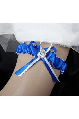 TONZN Jarretière élastiquée avec nœud en Dentelle, Robe de mariée Accessoires de Robe de mariée Haut de Gamme élégant Porte-J