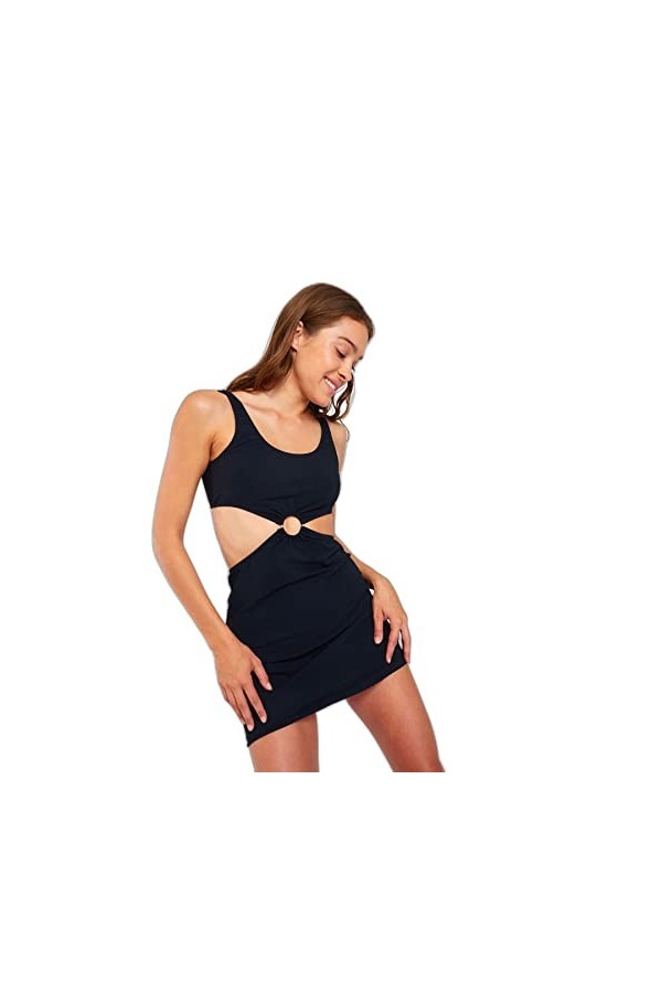 BANANA MOON - Robe Beachwear - DALVA Black - Noir - Taille Fabricant : L