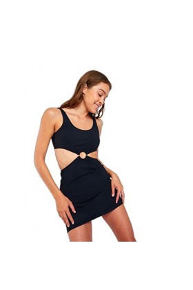 BANANA MOON - Robe Beachwear - DALVA Black - Noir - Taille Fabricant : XL