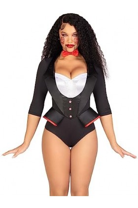 Leg Avenue 2 PC Pretty Puppet, includes tuxedo bodysuit and bow tie