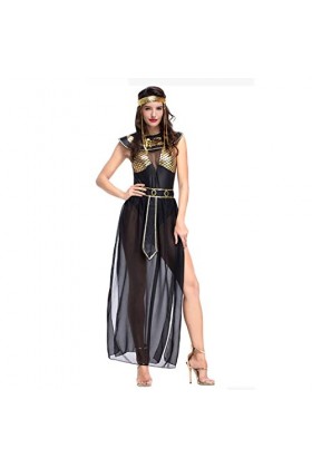 LANGWEI Femmes Halloween Costumes Sexy Adultes Déesse Égyptienne Robe Costume Soirée Thème Fête De Bal Cosplay Costume Access