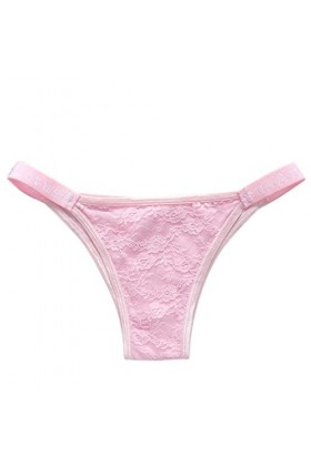 Culotte en dentelle pour femme String Intimat Lingerie sexy pour femme, rose, XXL