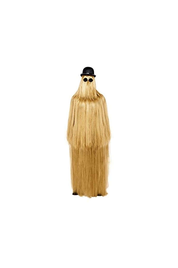 Smiffys 51614 Costume Addams Family Cousin Itt sous licence officielle, unisexe, adulte, blond, taille unique