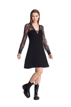 Vive Maria Black Dancing Robe trapèze pour femme Noir, Noir , M
