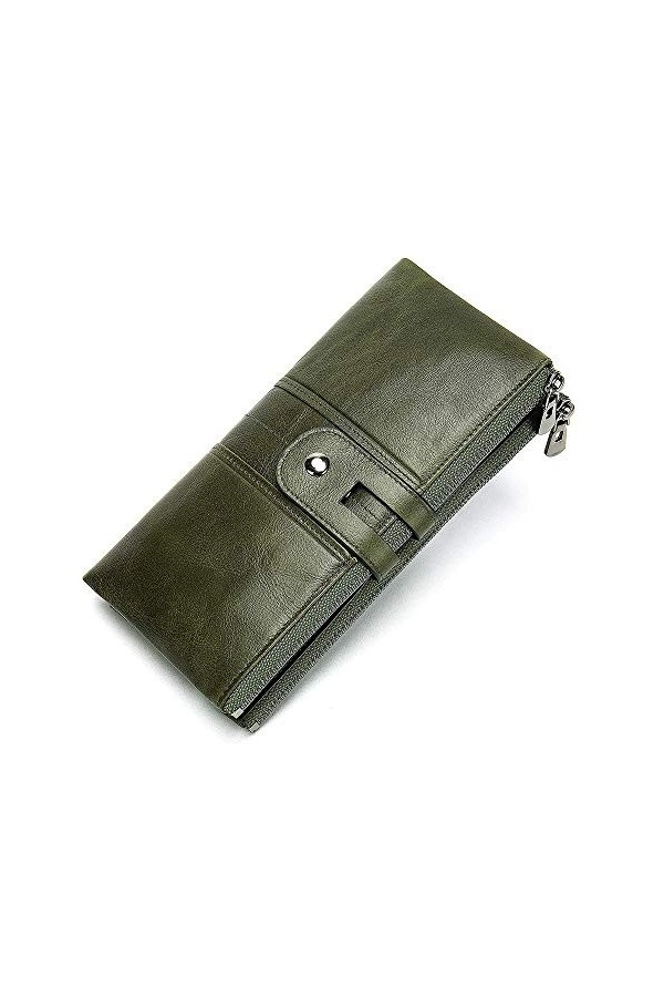 SUICRA Portefeuille en Cuir Portefeuille Multifonction en Cuir De Femme Color : Red 