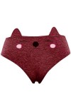 URIBAKY Oreilles De Chat Mignon Culotte Femme en Coton/Femmes DrôLe Lingerie G-String Slip sous-VêTements Culottes/T String S