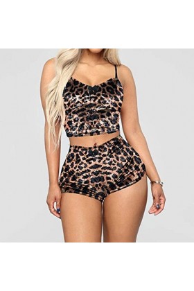 TAHALI Lingerie Sexy Nouvel Ensemble de Soutien-Gorge Pyjama Deux pièces Sexy Bleu M Marron 2 3XL 