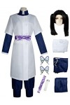 Foanja Kanzaki Aoi Déguisement Femme Cosplay Demon Slayer Corps Anime Uniforme Complet et Papillon Barrettes à Cheveux pour A