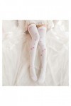 Lovely Girl Chaussettes Hautes Blanches Aux Genoux - Impression De Bas De Cuisse Ajouter des Bas De Soie De 70 Cm De Long Cha