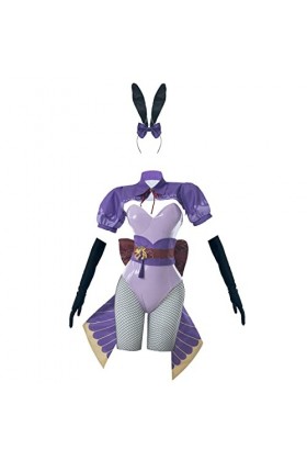 NSPSTT Costume de lapin Genshin Impact Raiden Shogun - 10 pièces