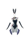 NSPSTT Costume de lapin Genshin Impact Raiden Shogun - 10 pièces