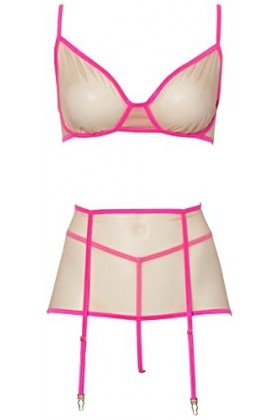 Mapalé by Espiral Ensemble de trois pièces pour femme, Nude/Fluo, 3X-4X