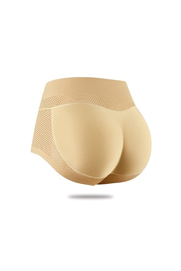 AIBAB Culotte de Levage de Bout à Bout rembourrée sans Couture pour Femmes sous-vêtement rehausseur de Hanche Culotte de cont