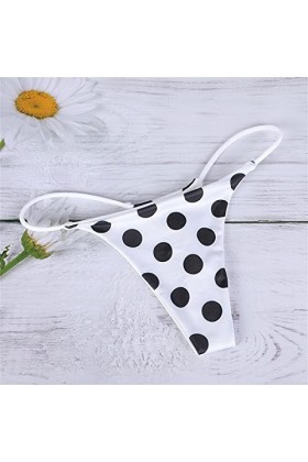 Dasongff String Femme Sexy Chic Ouvert Slips Imprimé Respirant Culotte Sexy Femme Érotique Shorties Femmes Sexy Culottes Femm