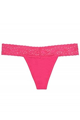 Ekouaer String Sexy Femme Culotte Rose M