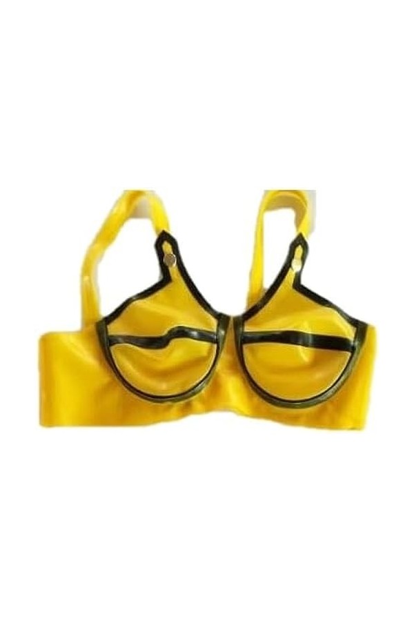 Latex Caoutchouc Gummi Soutien-Gorge Sexy Tentation,Couleur Personnalisée,3XL