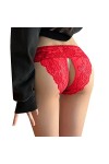 Culotte hipster Tangas évider Culotte Femme Lingerie Sous-vêtements Sans Coutures Culottes Sexy Lacet Respirant String Sexy L