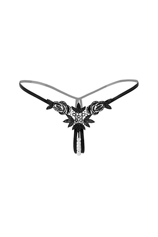 JPG Pantalon Dingzi Sexy Broderie en Dentelle sous-vêtements Transparents Mme Low Taille Color : 99, Size : 56-76cm 