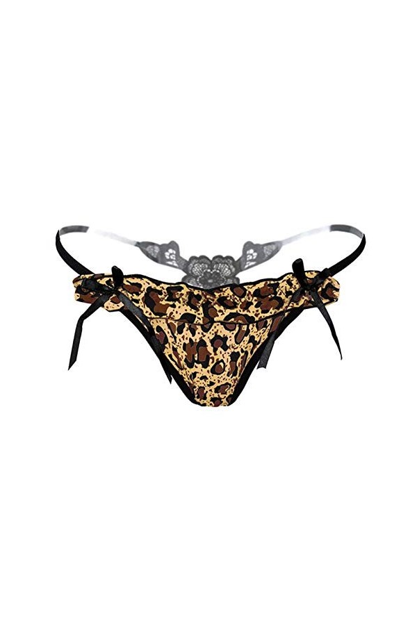 JPG Pantalon Dingzi Sexy Broderie en Dentelle sous-vêtements Transparents Mme Low Taille Color : 99, Size : 56-76cm 