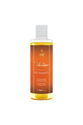Vibratissimo « Hot Moments » huile de massage chauffante et apaisante, huile d’amour érotique, 100 ml