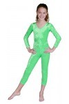 Fille Unitard Velvet Lime LRG