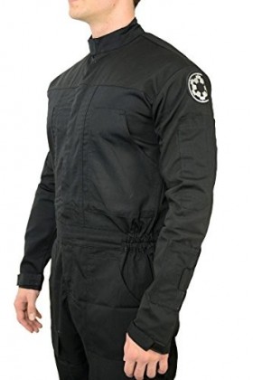 OEM TIE Jumpsuit Star Wars Pilot Flightsuit Uniforme Costume M Noir