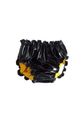 Robe adulte en PVC noir doublée avec un jeu de rôle et un bal de soubrette G, 4XL , G, 4X-Large