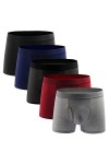 5pcs Boxershorts Hommes européens Plus Taille Masque Boxers Masculins sous-vêtements Boxers Coton Hommes Boxer Shorts Hommes 