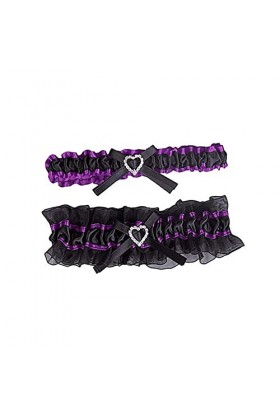 Anneaux de Jambe en Dentelle Extensible pour Les Femmes, jarretière de Mariage en Dentelle pour la mariée, Ensemble de jarret