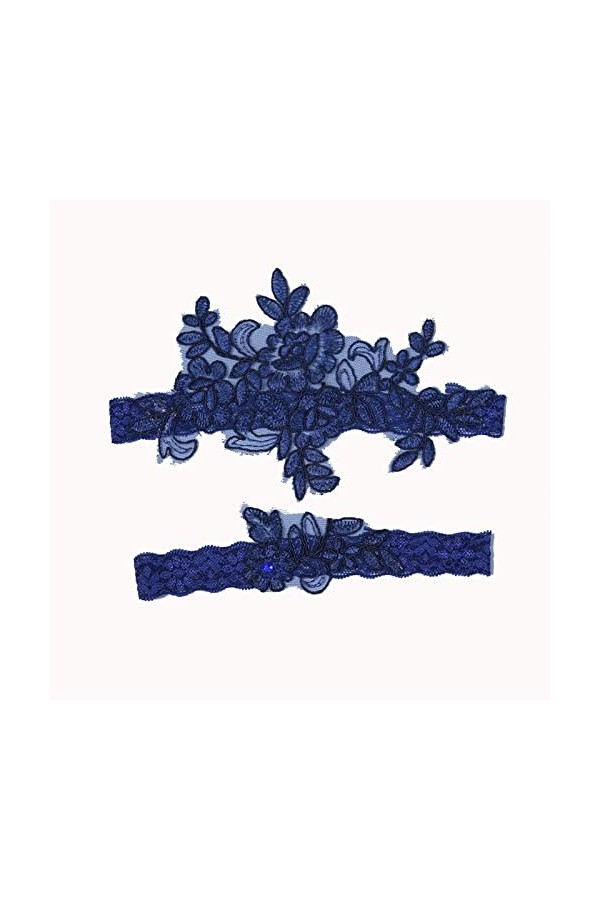 Jarretière de Mariage pour mariées Ensemble de jarretière en Dentelle de mariée Jarretière de Mariage pour mariées pour Maria