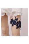 Jarretière en Dentelle pour Femme Cadeau de soirée de Poule Jarretière de Mariage pour Les mariées Couleur : Marine Marine