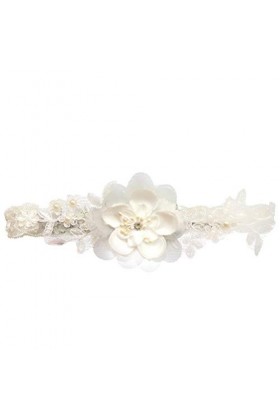 Dames Ceinture 1pc Mariage mariée jarretière Dentelle Fleur élastique Sexy Jambe décor Anneau pour fête Egalement Bal pour Le