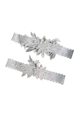Ceinture mariée jarretière élégant élastique Dentelle Jambe Bande Ornements Accessoire Cuisse Anneau jarretière Ensemble Mari