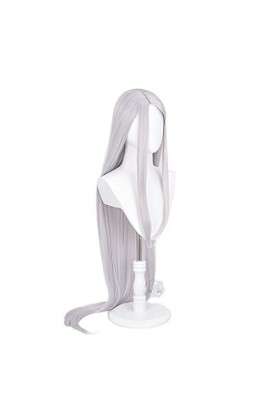 DUNEL Wigs Hair For Women Long Silver Straight Hair Pre Plucked Hairline Halloween Party Costume Cosplay Wigs for Women Fashi