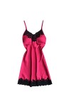 Ensemble de Lingerie Sexy pour Dames Sexy Silks Cami New Women Sexy Set Fashion Camisole Pyjama Set avec Robe Coquine Tenues 