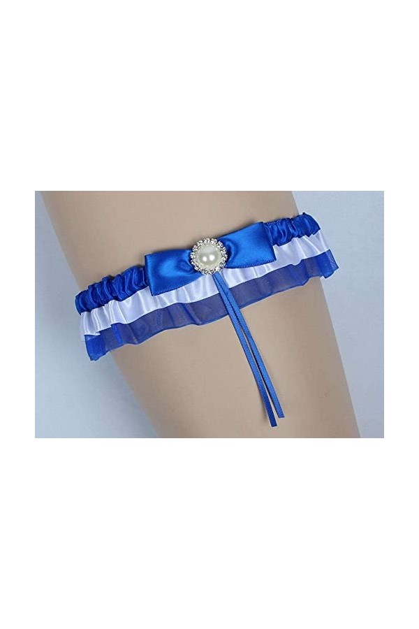 TONZN Ceintures en Dentelle Extensible jarretière Florale, Accessoires de Mariage Faits à la Main Porte-Jarretelles en Dentel