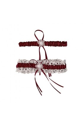 Ceinture pour Dames 1 Paire de Jarretelles de mariée Ceintures Anneau de Cuisse en Dentelle Bande de Jambe Florale pour la fê