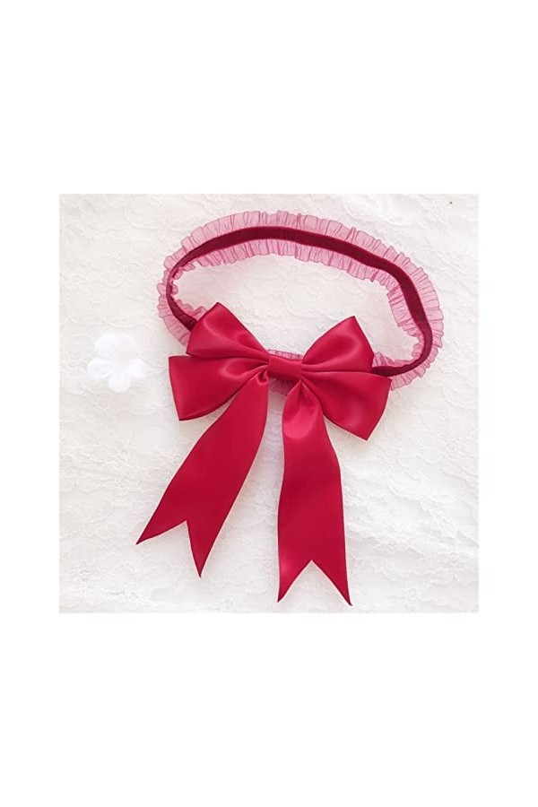 Sexy Dentelle Bow Jarretière Mariée Confortable Versatile Cuisse verrouiller Accessoires de Mariage Couleur : Violet Clair, 